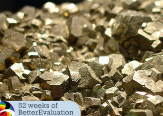 A close-up image of pyrite aka 'fools gold'