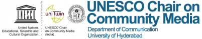 UNESCO chair on community media logo